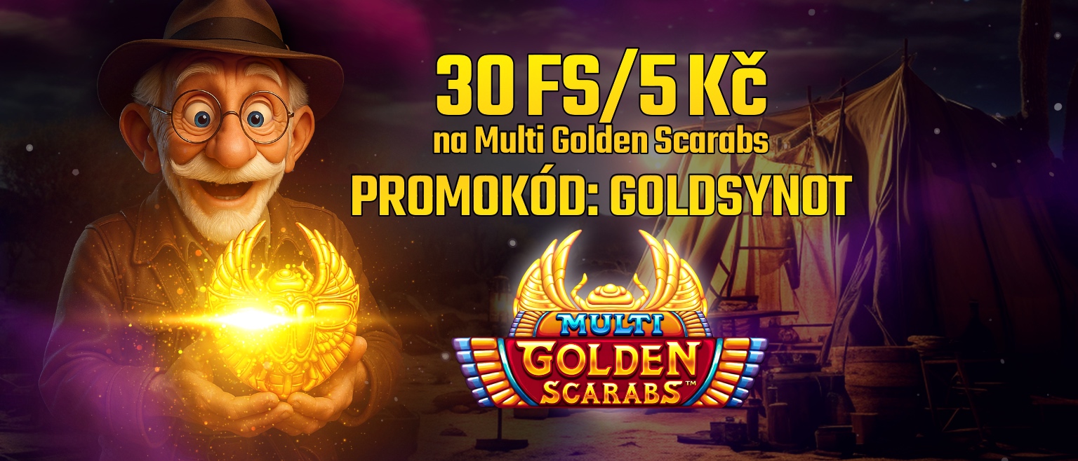 Multi Golden Scarabs s promokódem   goldsynot
